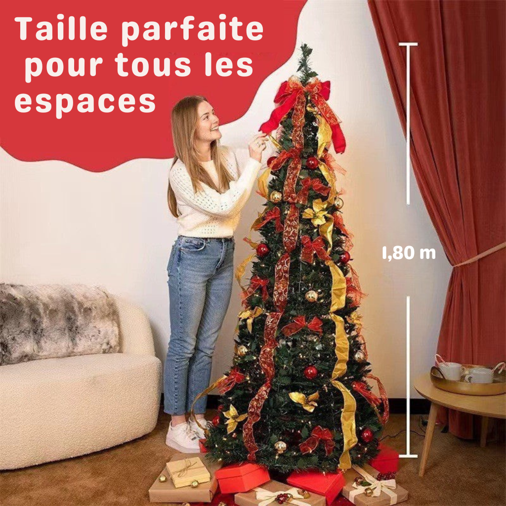 Sapin Pliant Lumineux 🎄 Noël Magique en 60 Secondes